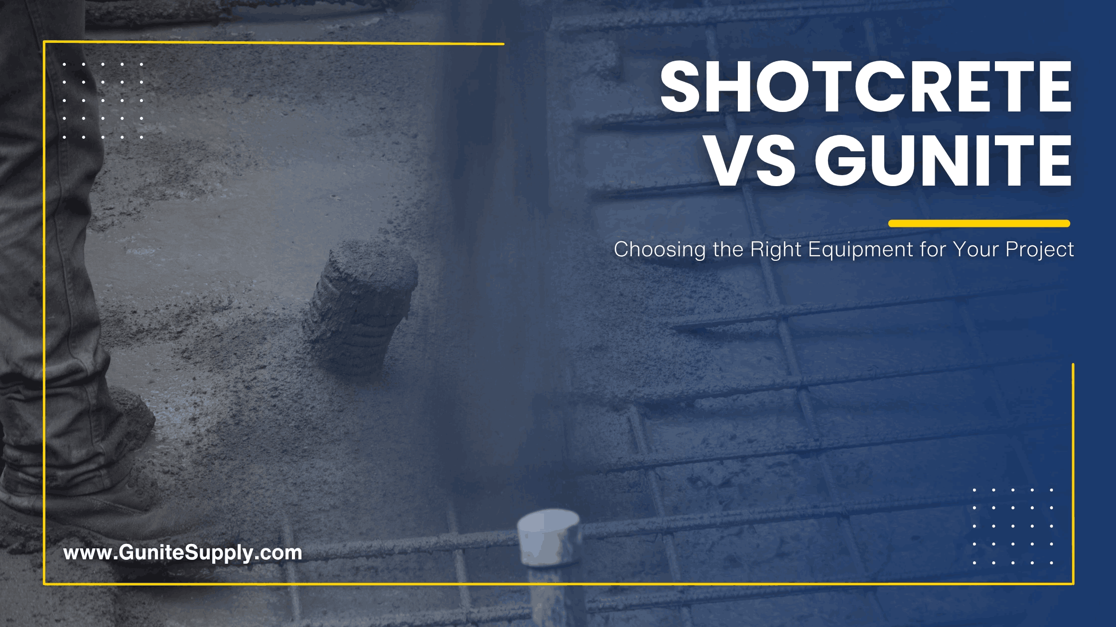 Comparison of wet-process shotcrete and dry-process gunite.